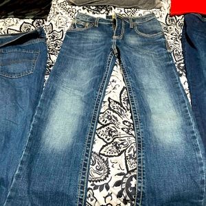 Brand new with tags wrangler vintage boot cut boys size 14 blue jeans